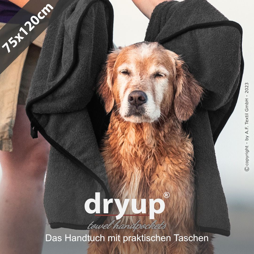 Dryup towel hand pockets